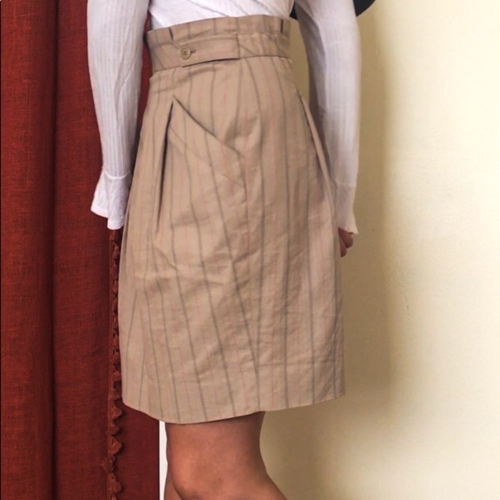 BCBGMAXAZRIA pinstriped pencil skirt - Picture 2 of 3